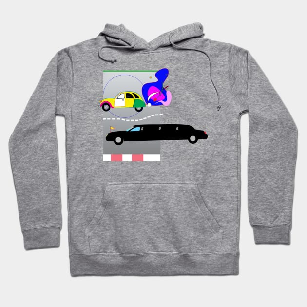 two cars Hoodie by momomoma